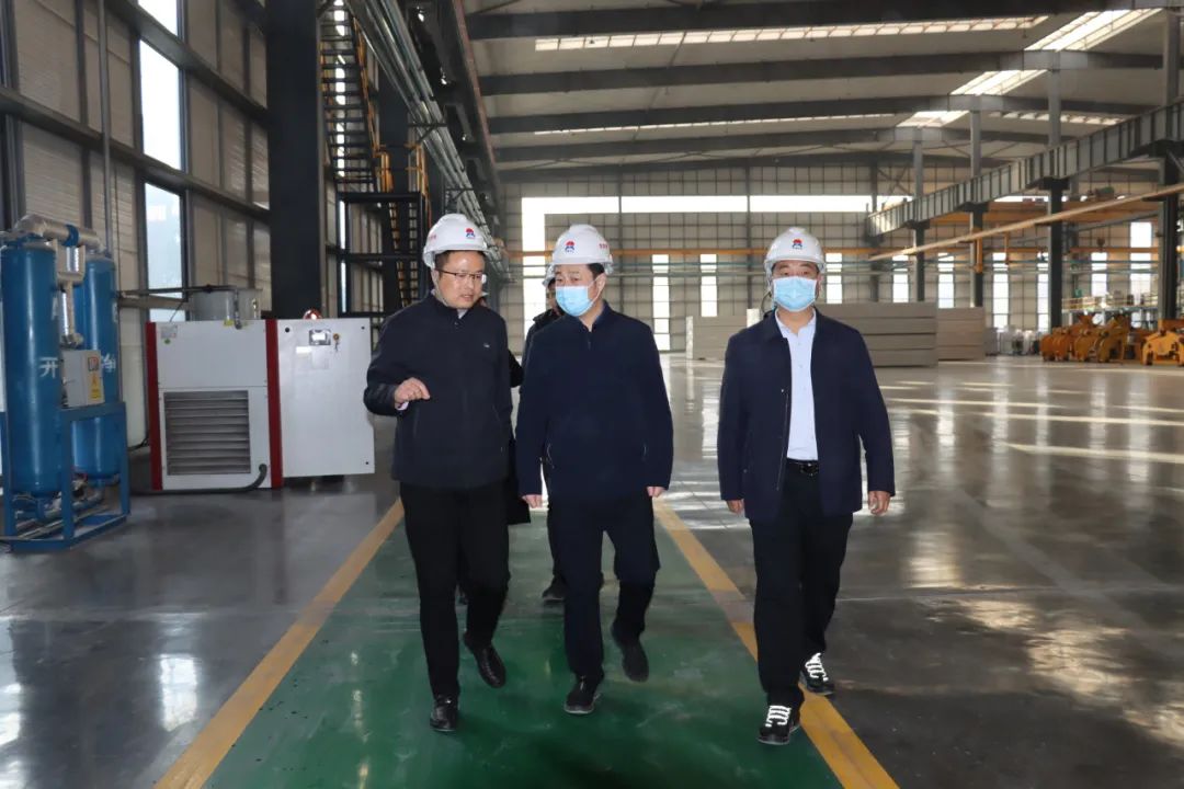 增信心、鼓干勁！副市長王志峰到公司調(diào)研節(jié)后復(fù)工復(fù)產(chǎn)工作
